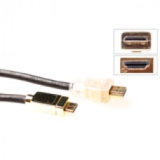 HDMI High Speed aansluitkabel  HDMI-A male- HDMI-C male