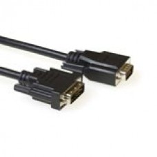 Verloop kabel DVI-A male - VGA male