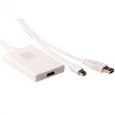 Verloopkabel Mini DisplayPort male + USB Audio- HDMI-A female