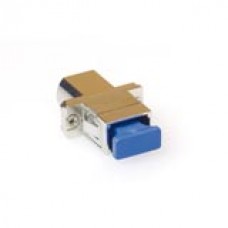 Fiber optic LC-SC simplex adapter