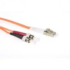 Fiber Optic Patch Cable, LC-ST, Duplex, 62.5/125, 1.0m